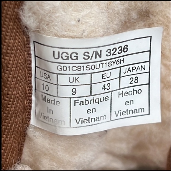 UGG Men's Neumel Chestnut Suede Casual Boot Size 10 - Picture 10 of 10